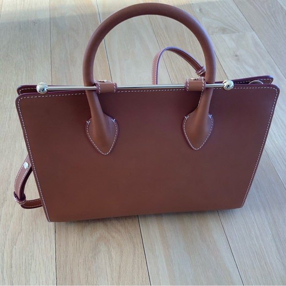 Strathberry Brown Tote Bag - Picture 1 of 9
